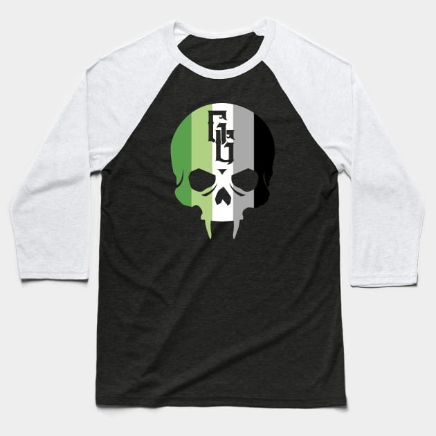 Aromantic Pride Gehenna Baseball T-Shirt by highcouncil@gehennagaming.com